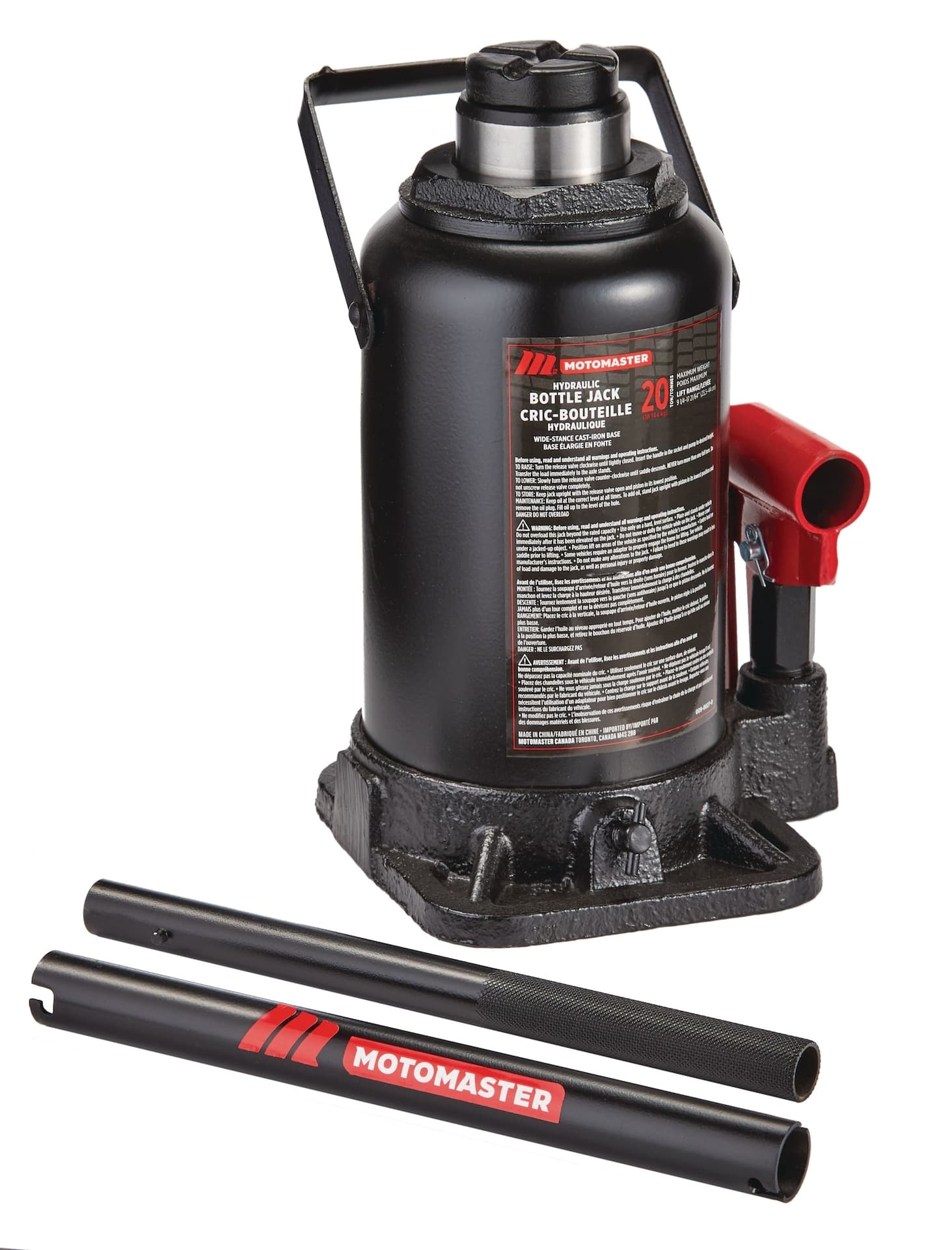 MotoMaster Hydraulic Jack, 20-Ton