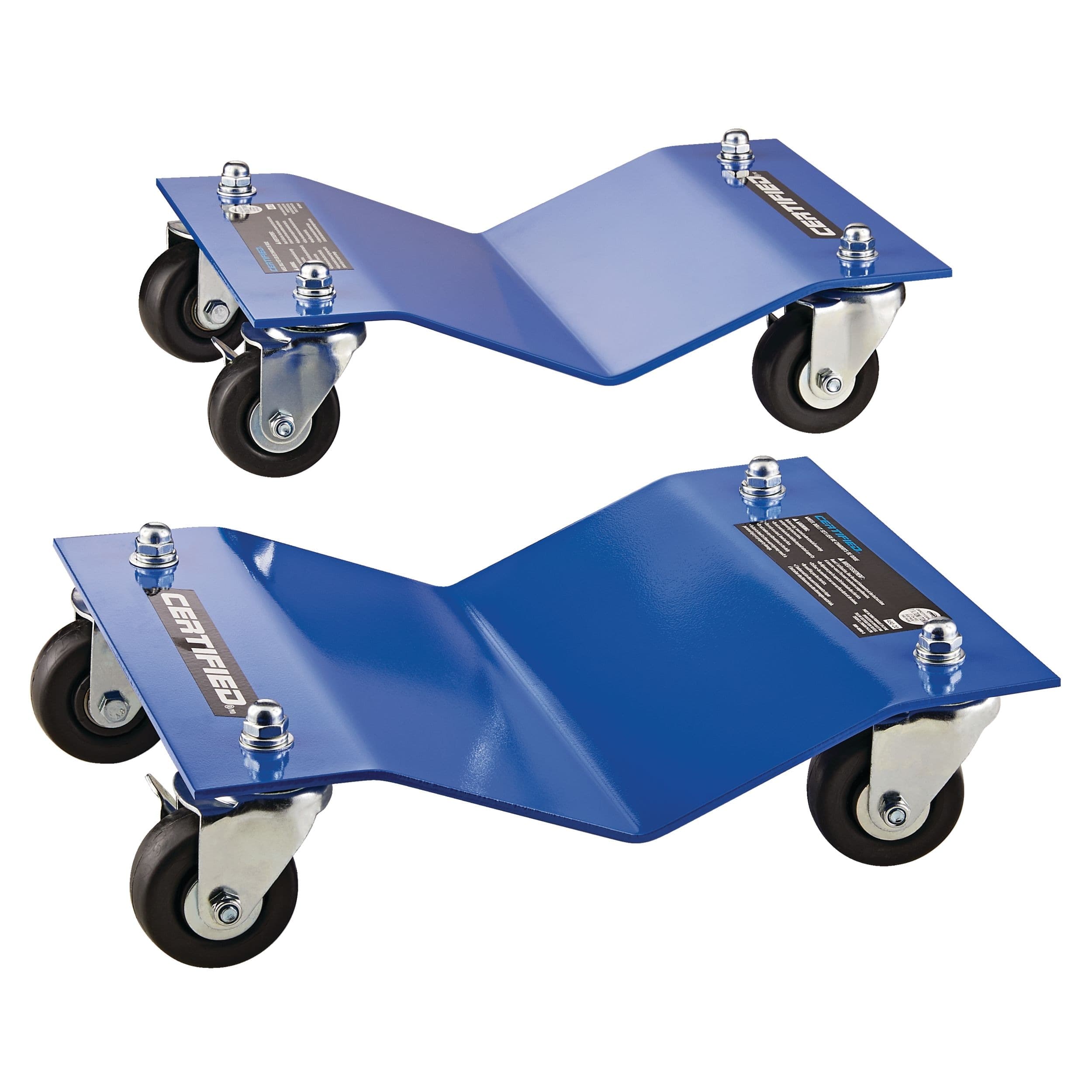 Certified Heavy-Duty Wheel Dolly Set, 2500-lb