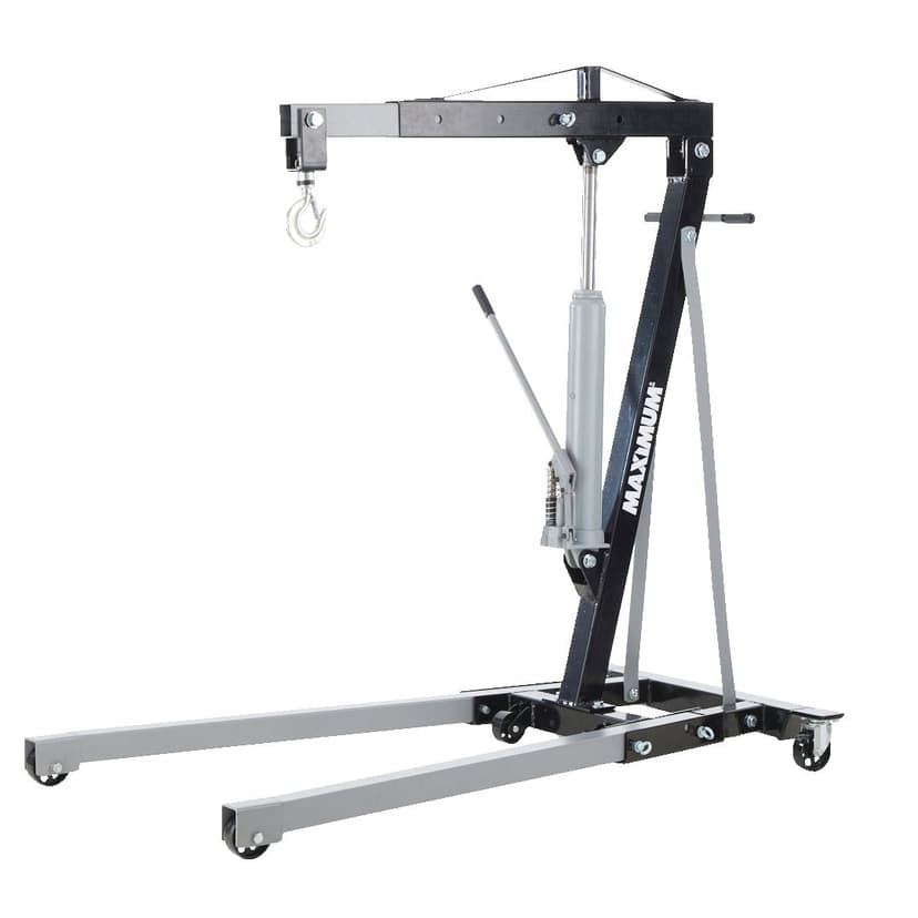Maximum Foldable Hydraulic Shop Crane, 2-Ton