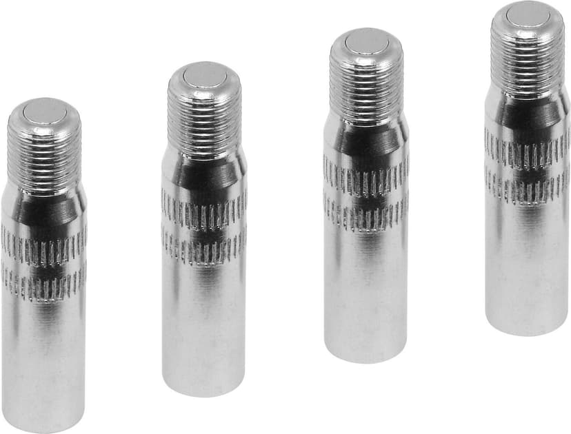 Victor Metal Tire Valve Extension, 4-pcs, 1-1/4-in