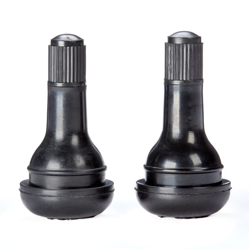 Certified TR415 Rubber & Copper Tubeless Tire Valves, 2-pcs