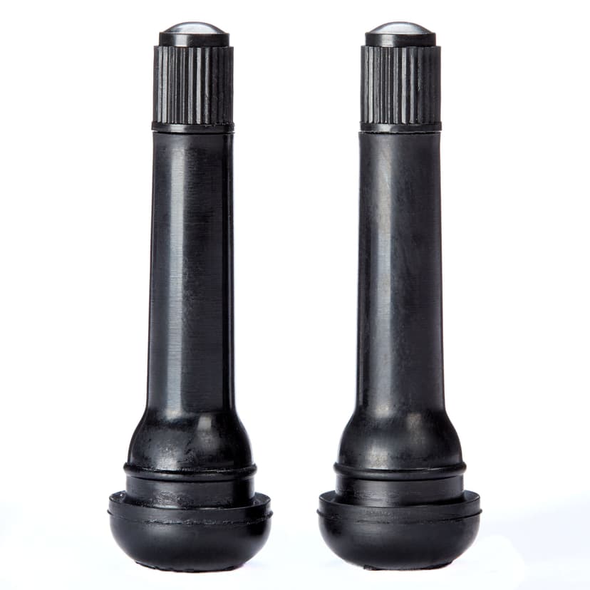 Certified TR418 Rubber & Copper Tubeless Tire Valves, 2-pcs