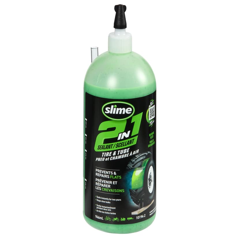 Slime® 2-in-1 Tire and Tube Sealant, 946-mL