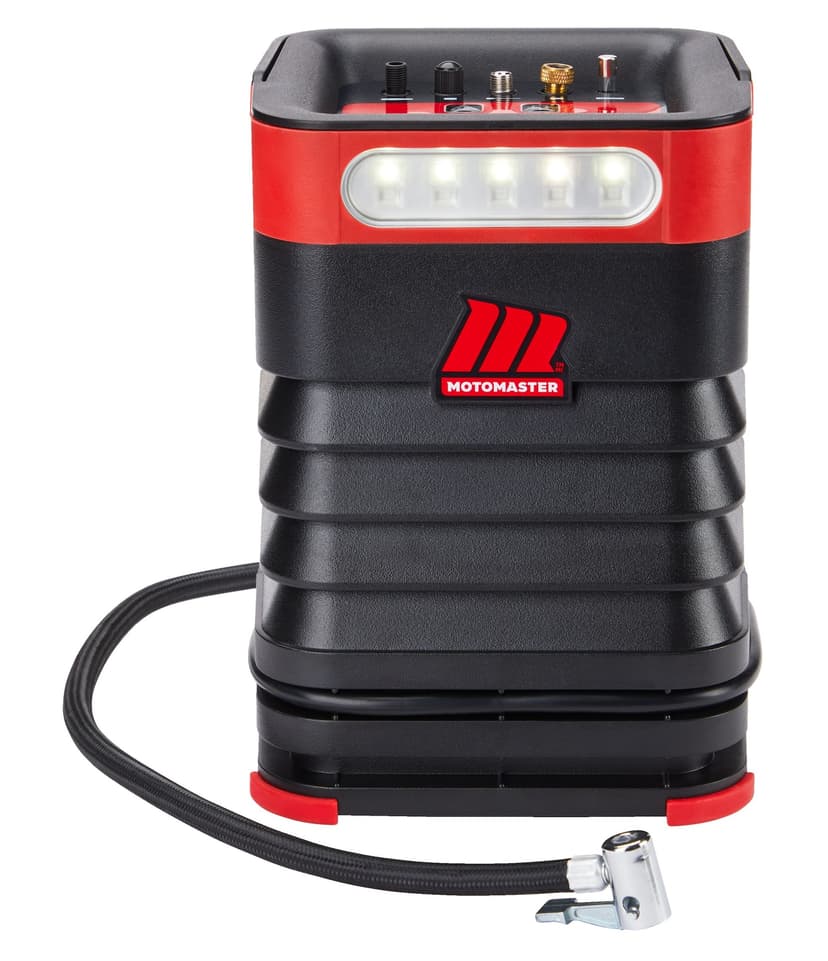 MotoMaster Dual Power 12V DC/120V AC, Digital Road & Home Air Compressor / Tire Inflator, 4 Min