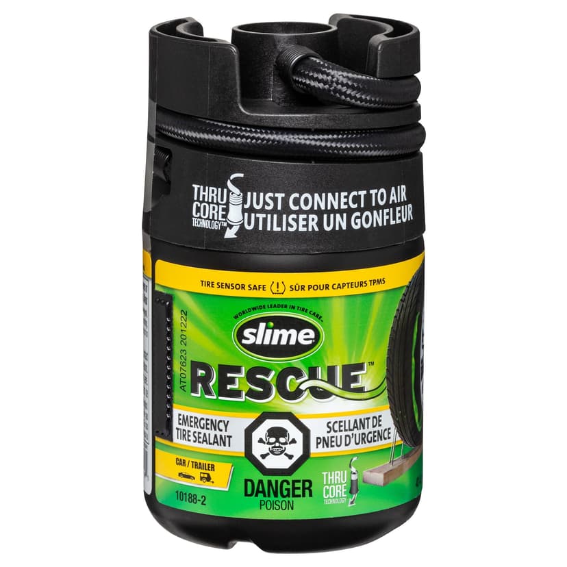 Slime Rescue Emergency Tire Sealant, TPMS Safe, 414mL