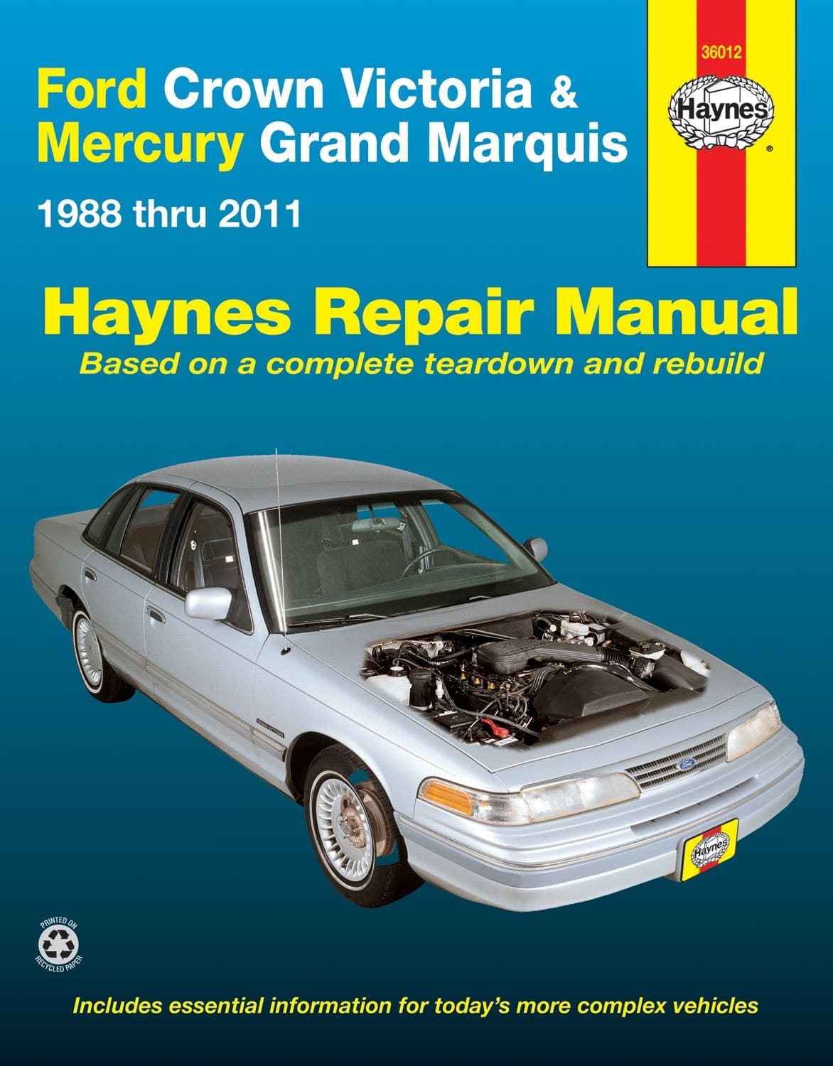 Ford Crown Victoria & Mercury Grand 1988 thru 2006 Haynes Repair Manual, 36012