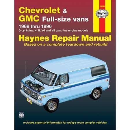 Chevrolet & GMC Full-size Vans 1968 thru 1996 Haynes Repair Manual, 24080