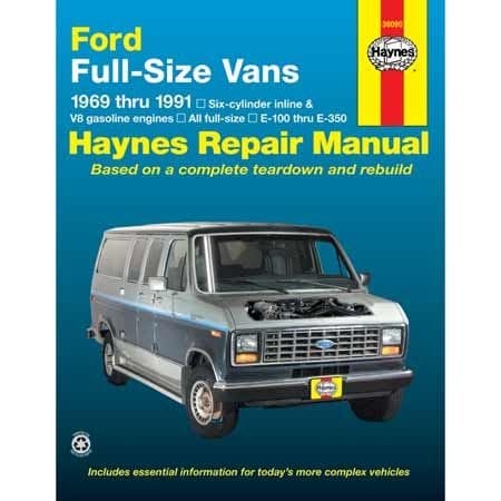 Ford Full-Size Vans 1969 thru 1991 Haynes Repair Manual, 36090