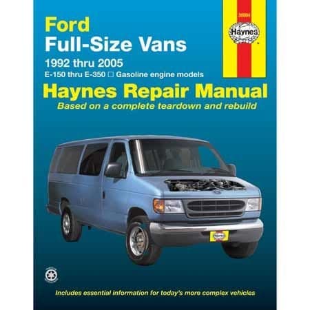 Ford Full-Size Vans 1992 thru 2005 Haynes Repair Manual, 36094