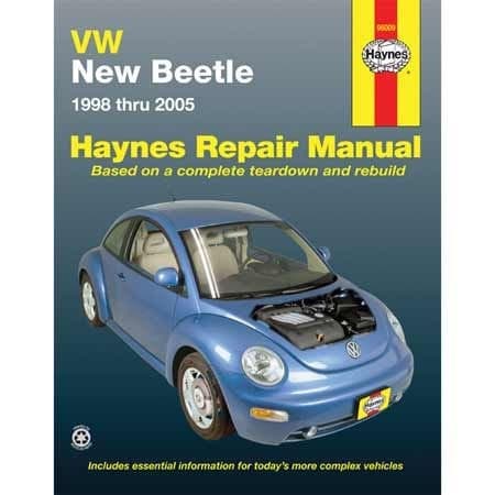 VW New Beetle 1998 thru 2005 Haynes Repair Manual, 96009