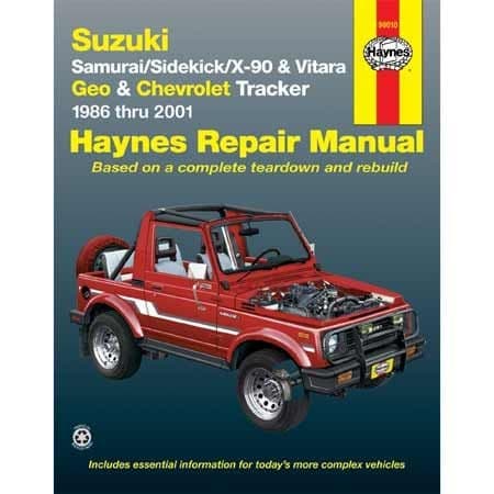 Suzuki Geo & Chevrolet 1986 thru 2001 Haynes Repair Manual, 90010