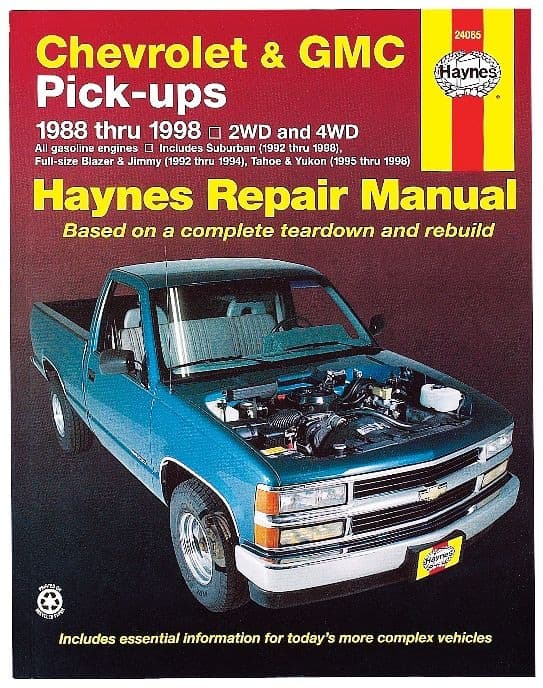 Chevrolet & GMC Pick-ups Haynes Repair Manual, 24065