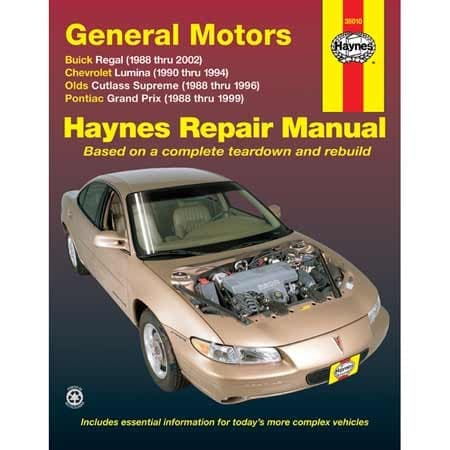 GM Buick, Chevrolet, Olds & Pontiac Haynes Repair Manual, 38010