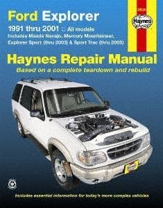 Ford Explorer 1991 thru 1995 Haynes Repair Manual, 36024