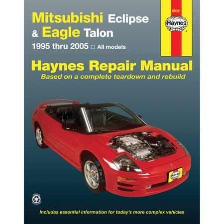 Mitsubishi Eclipse & Eagle Talon 1995 thru 2005 Haynes Repair Manual, 68031