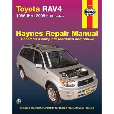 Toyota RAV4 1996 thru 2005 Haynes Repair Manual, 92082