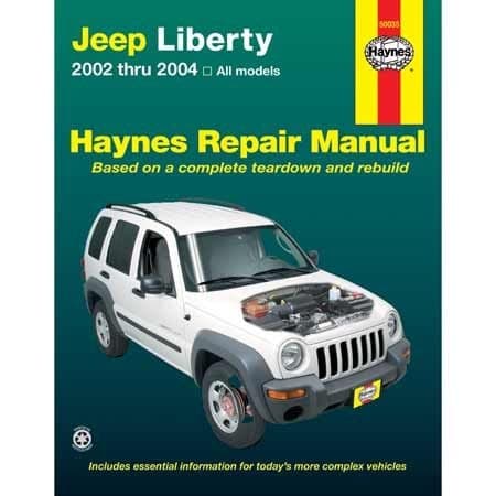 Jeep Liberty 2002 thru 2004 Haynes Repair Manual, 50035