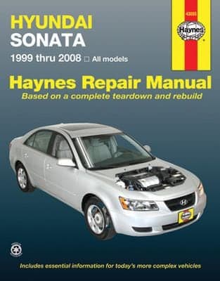 Haynes Repair Manuals, Hyundai Sonata