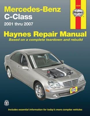 Mercedes-Benz C-Class 2001 thru 2007 Haynes Repair Manual, 63040