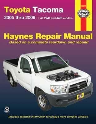 Toyota Tacoma 2005 thru 2009 Haynes Repair Manual, 92060