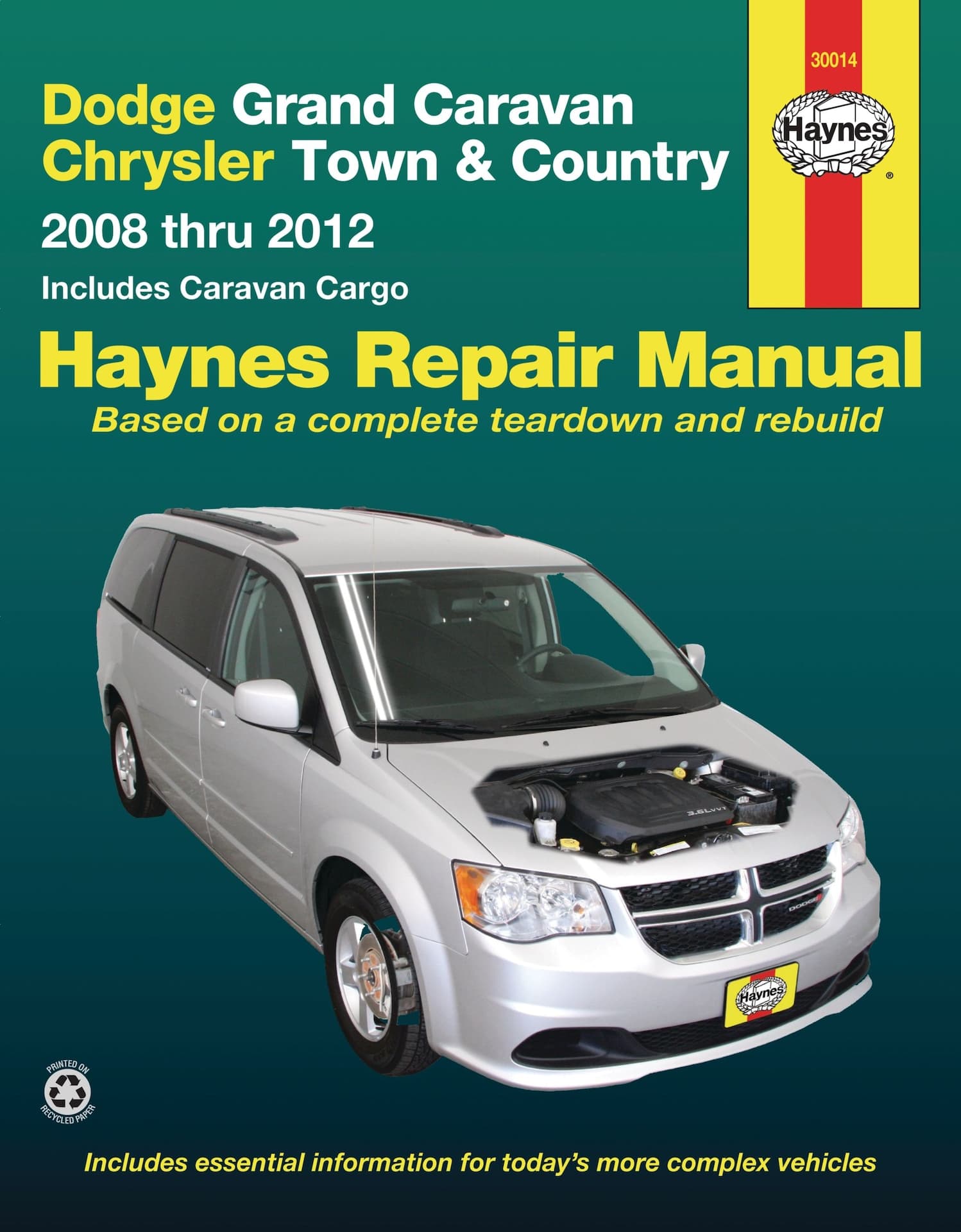 Dodge Grand Caravan & Chrysler Town & Country 2008 thru 2012 Haynes Repair Manual, 30014