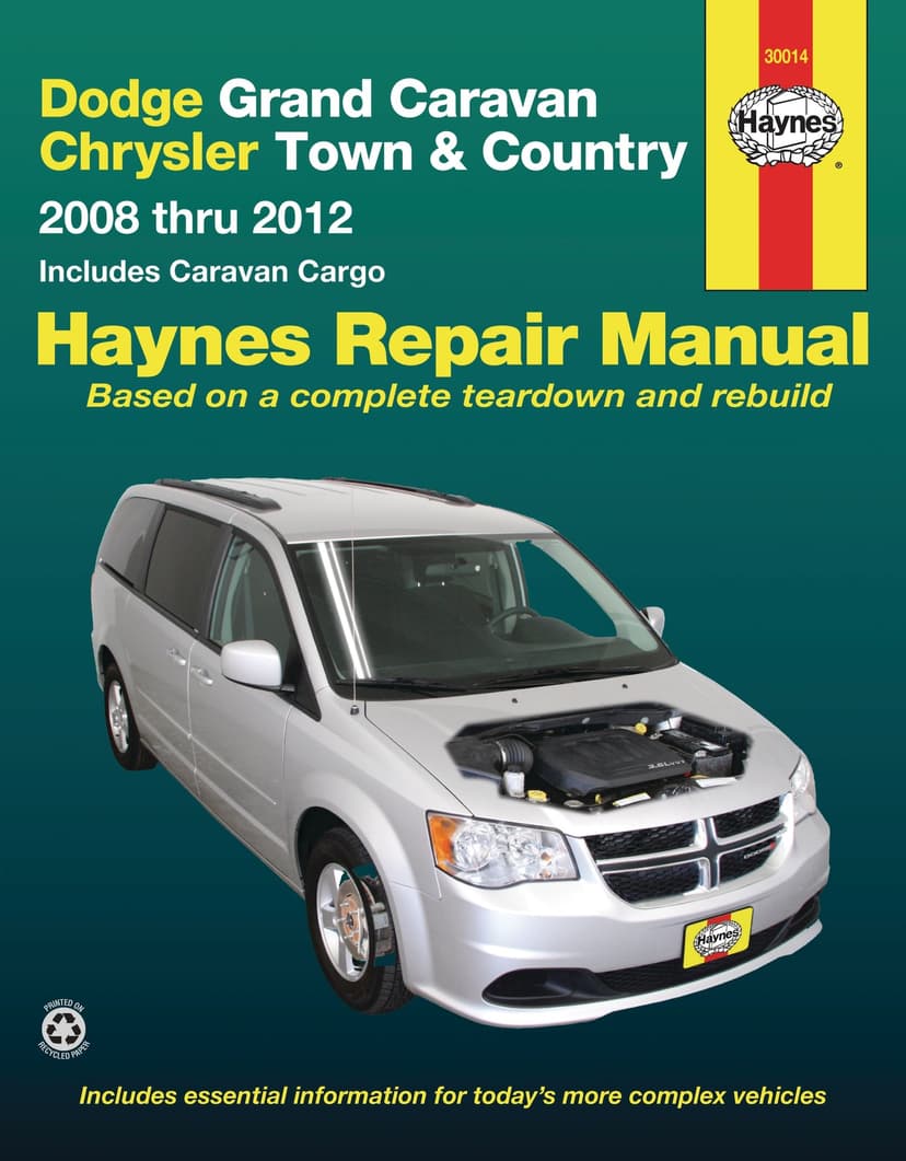 Dodge Grand Caravan & Chrysler Town & Country 2008 thru 2012 Haynes Repair Manual, 30014