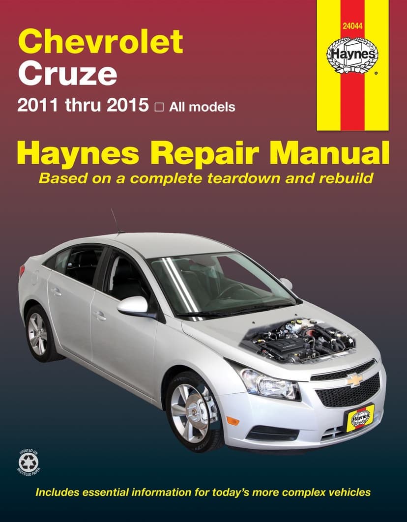 Chevrolet Cruze 2011 thru 2015 Haynes Repair Manual, 24044