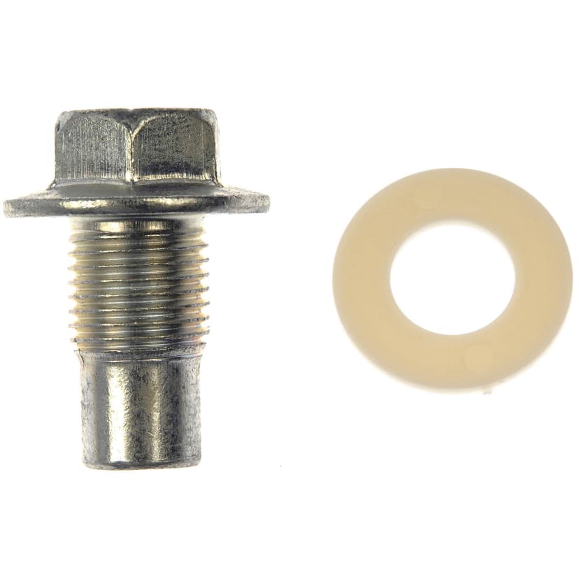 Dorman 090-052CD Steel Engine Oil Drain Plug with Gasket, 1/2-20, Head Size 9/16-in