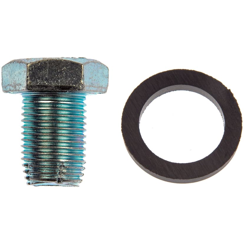 Dorman 090-015CD Steel Oversized Engine Oil Drain Plug with Gasket, 1/2-20 SO, Head Size 3/4-in