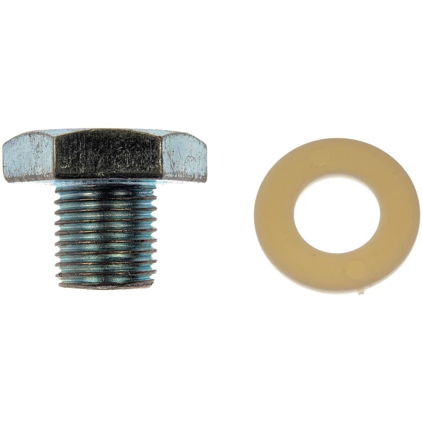 Dorman 090-005CD Steel Engine Oil Drain Plug with Gasket, 1/2-20, Head Size 7/8-in