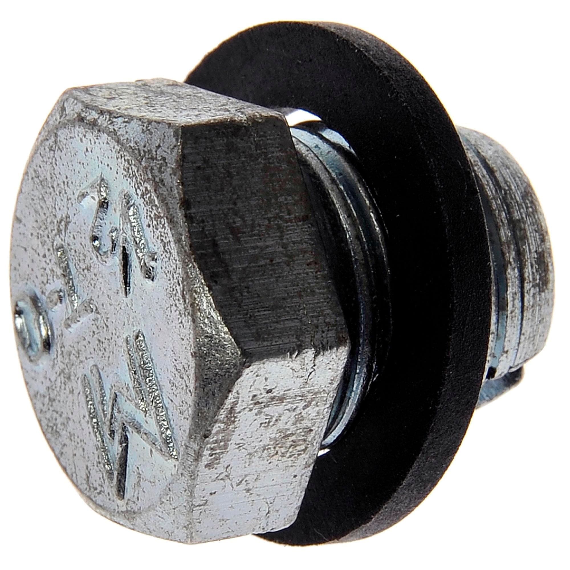Dorman 090-032CD Steel Oversized Engine Oil Drain Plug with Gasket, 1/2-20 TO, Head Size 3/4-in