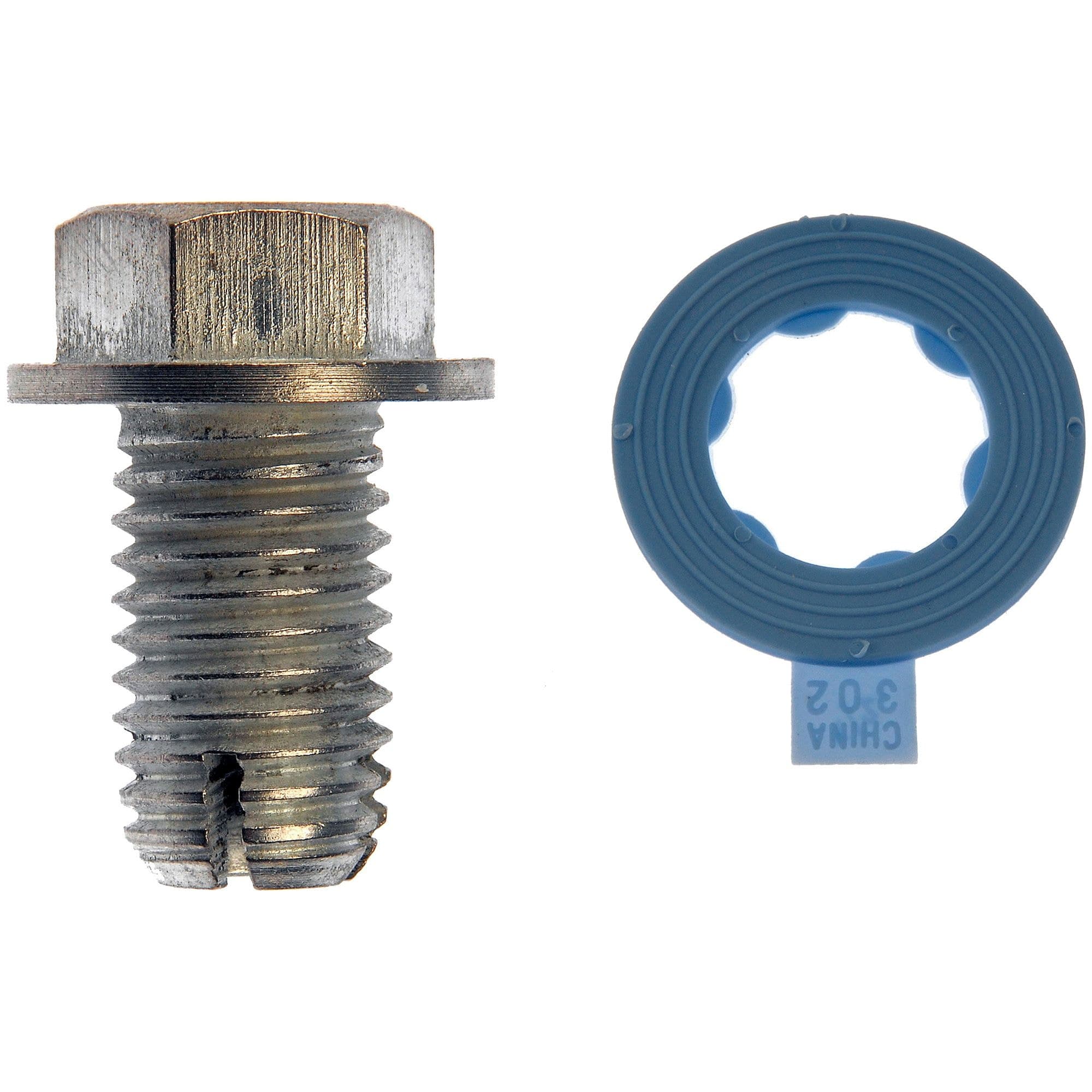 Dorman 090-081CD Steel Oversized Engine Oil Drain Plug with Gasket, M12-1.75 SO, Head Size 15mm