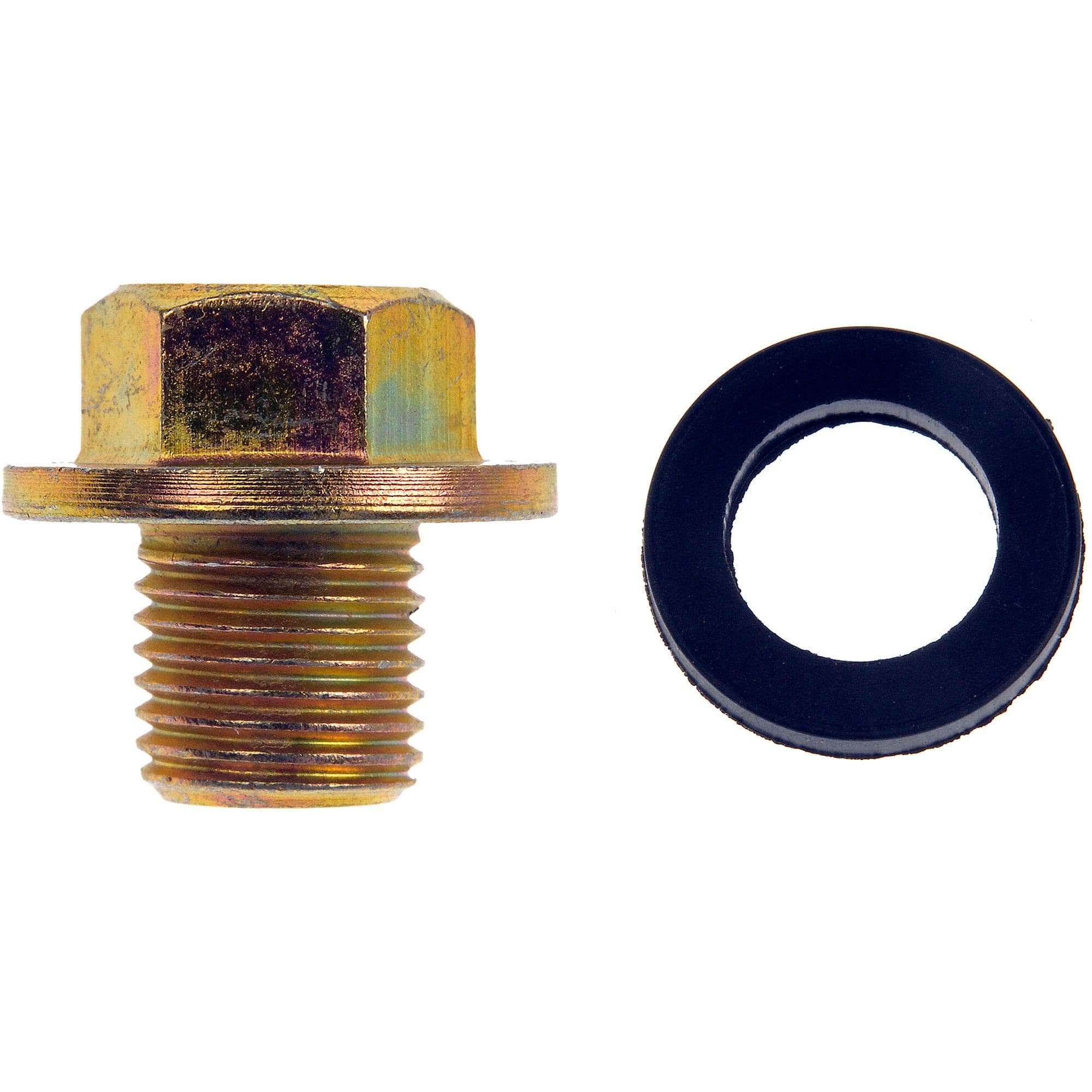 Dorman 090-038CD Steel Engine Oil Drain Plug with Gasket, M12-1.25, Head Size 14mm