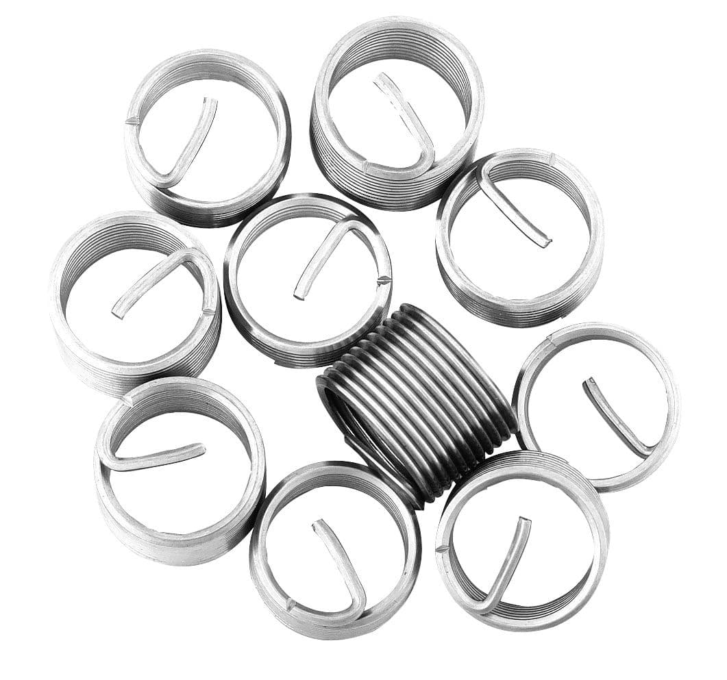OEMTOOLS® Thread Repair Stainless Steel Inserts, 10-pc, M10-1.5, 44633