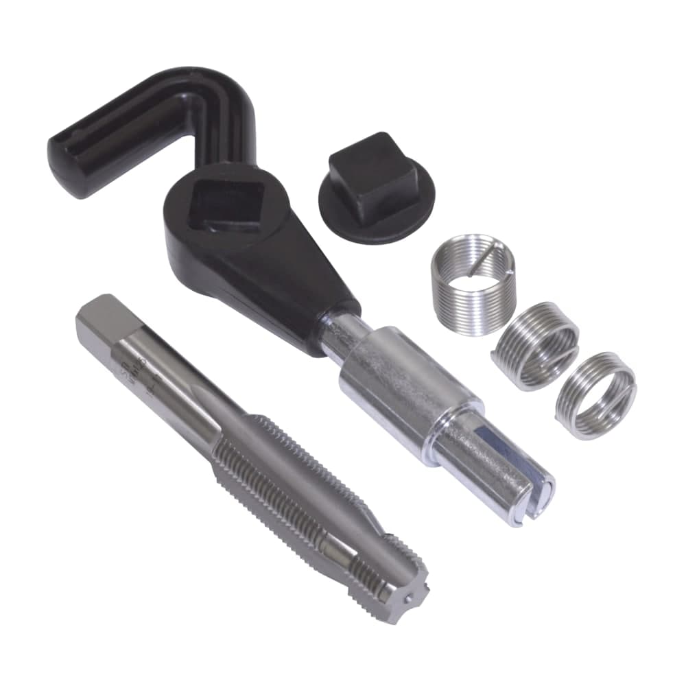 OEMTOOLS® Spark Plug Thread Repair Kit with Stainless Steel Inserts, M14 - 1.25, 44643