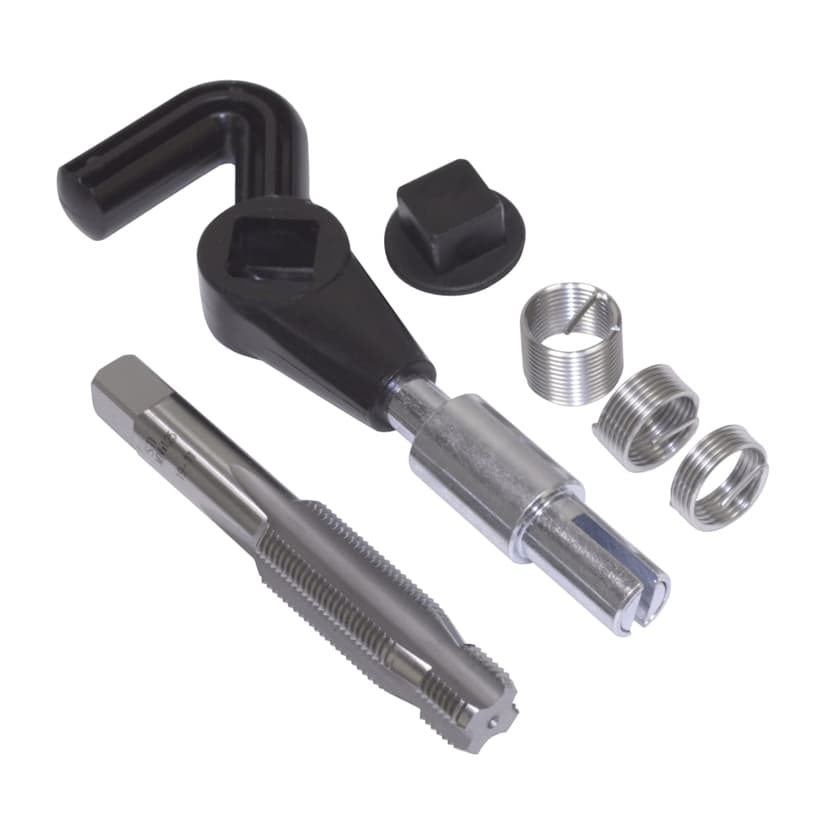 OEMTOOLS® Spark Plug Thread Repair Kit with Stainless Steel Inserts, M14 - 1.25, 44643