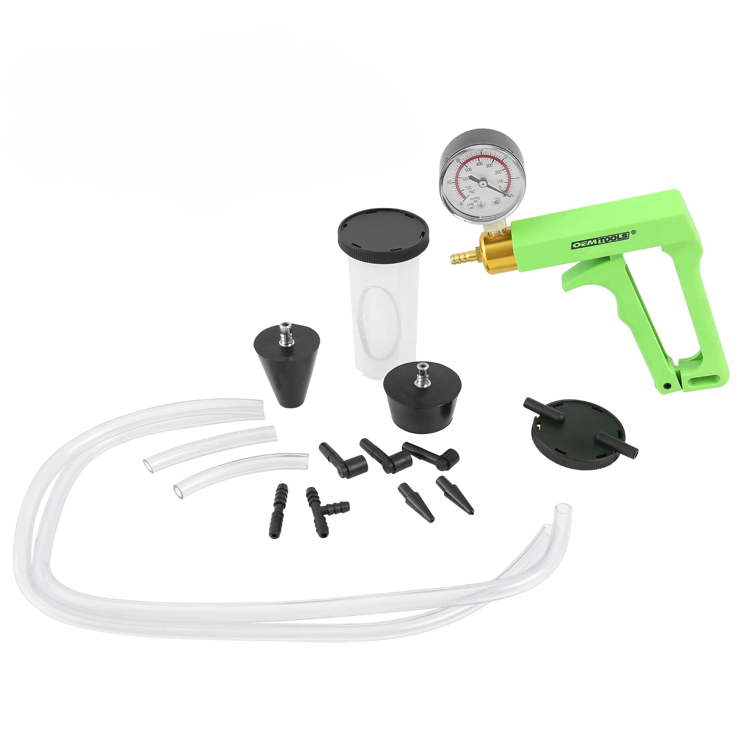 OEMTOOLS® Automotive Tune-Up & Brake Bleed Kit with Vacuum Pump & Adapters, 44136