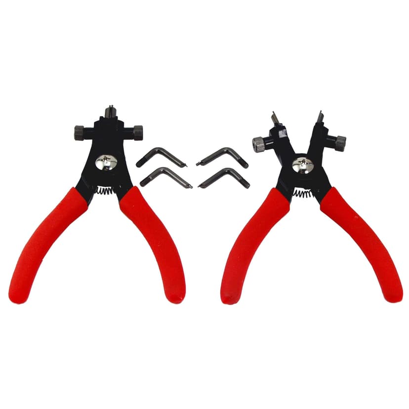 OEMTOOLS® Heavy-Duty Snap Ring Plier Set with 3 adjustable settings & multi tip sizes, 6-1/2-in, 44397