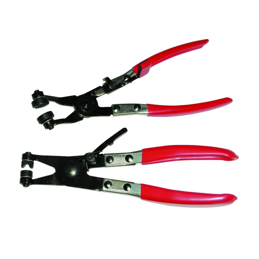 OEMTOOLS® Hose Clamp Plier Set with Flat Band & Angled Hose Clamp Pliers, 2-pc, 44198