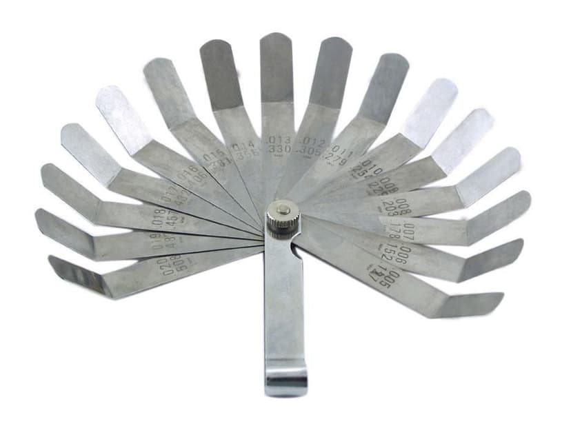 OEMTOOLS® 16-Blade Offset Feeler Gauge, 0.127-0.508-mm, 44349