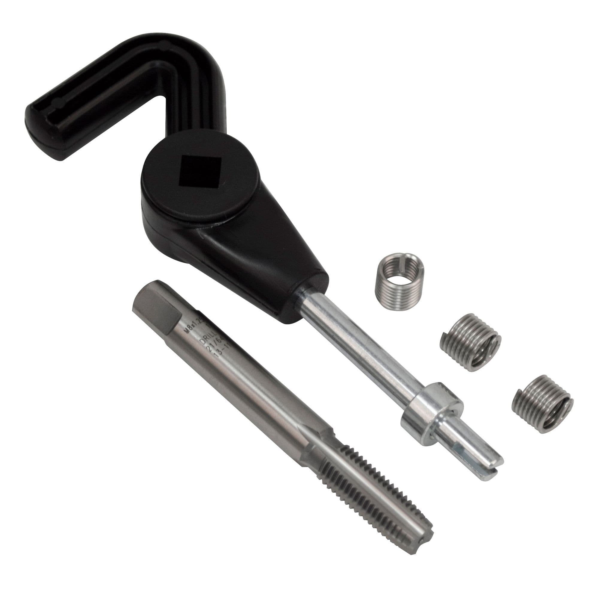 OEMTOOLS® Thread Repair Kit with Stainless Steel Inserts, M8-1.25, 44628