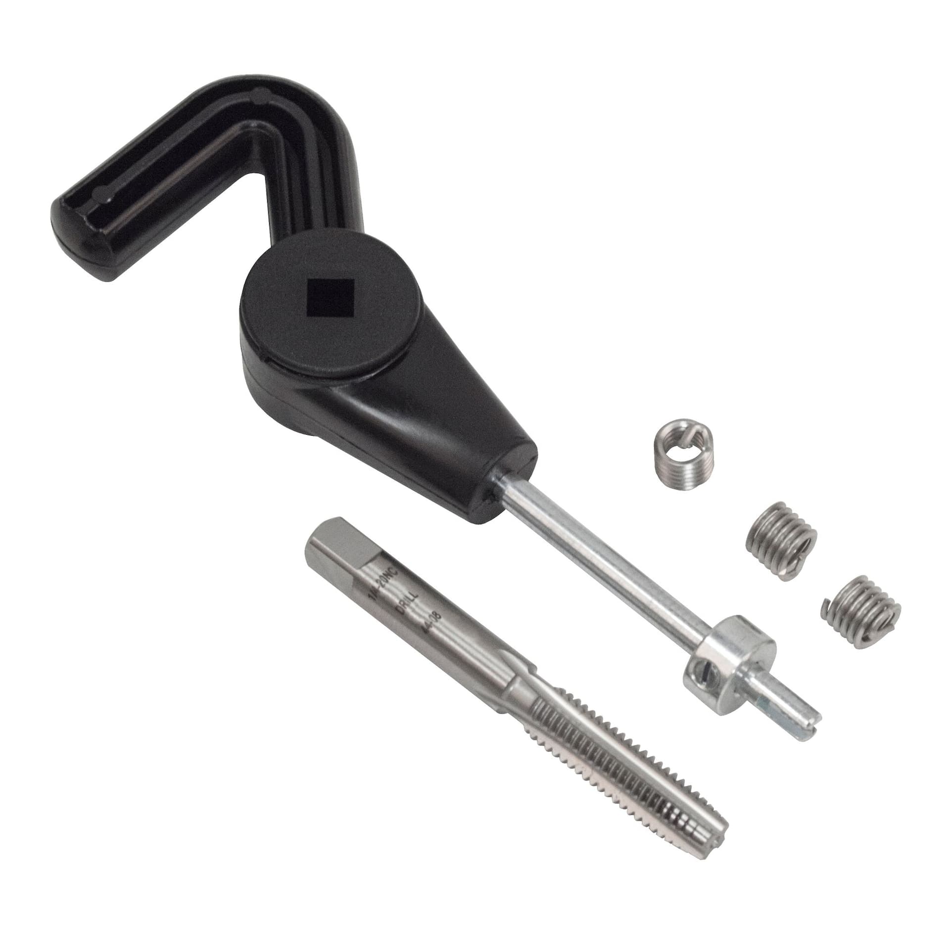 OEMTOOLS® Thread Repair Kit with Stainless Steel Inserts, UNC 1/4-in-20, 44602