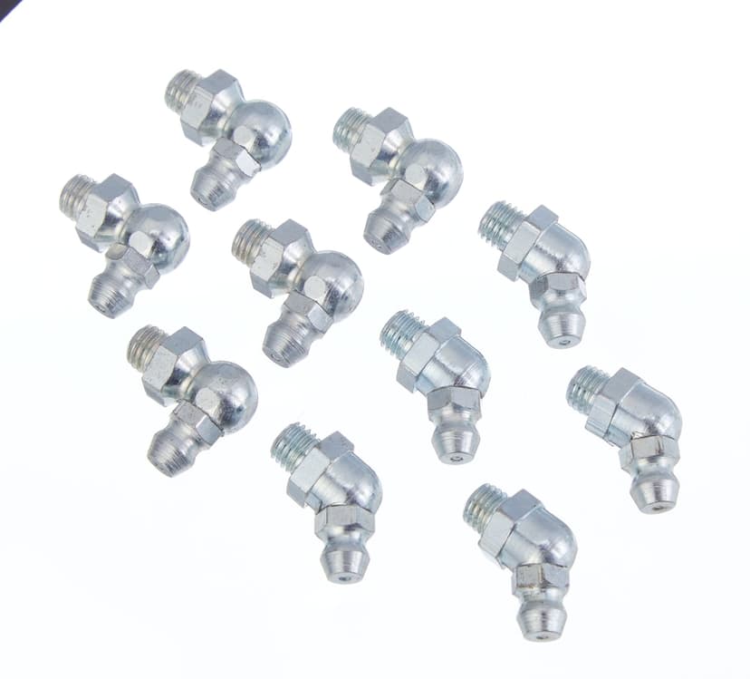 MotoMaster 45/90-Degree SAE Fitting Kit, 10-pc, 1/4-in