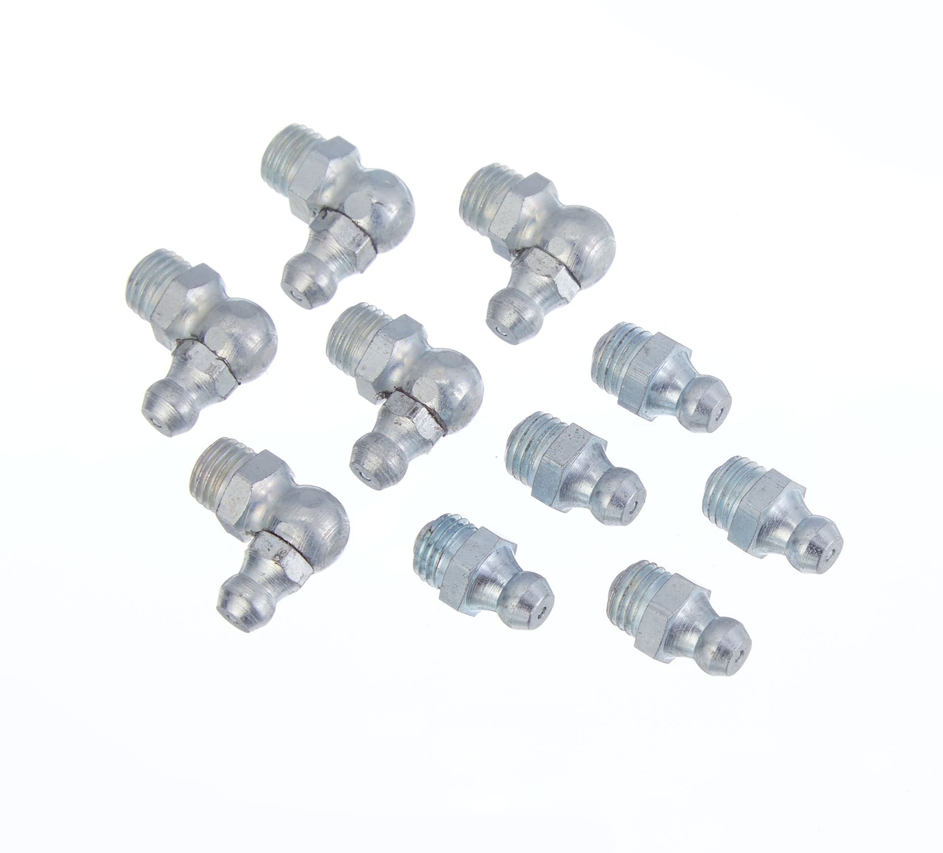 MotoMaster Straight, 90-Degree SAE Fitting Kit, 10-pc, 8-mm
