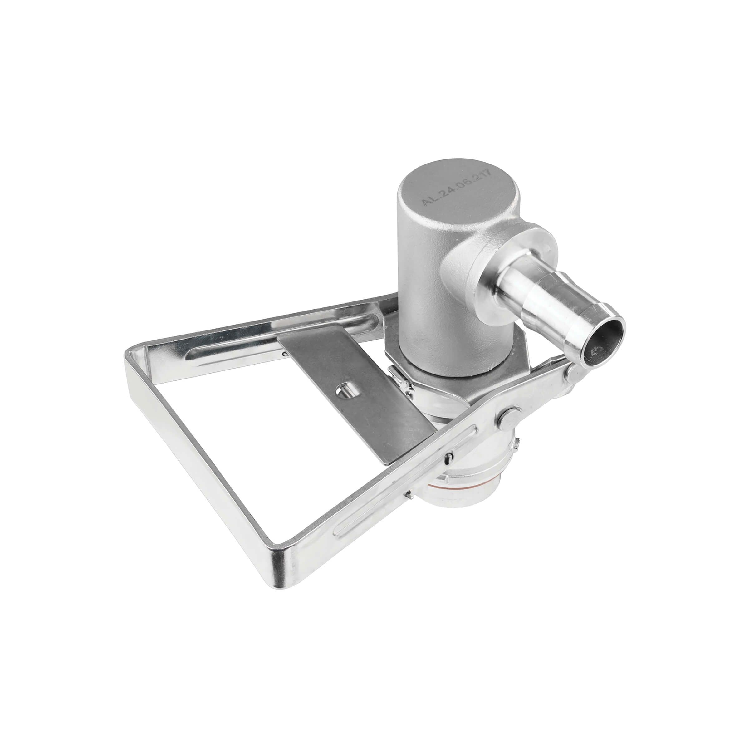 GPI Reusable Stainless Steel Coupler, 3/4-in Barbed with Viton Seal