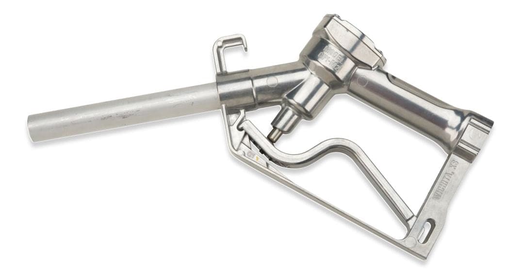 GPI Black Diamond Manual Unleaded Shut-off Nozzle with 3/4-in NPT