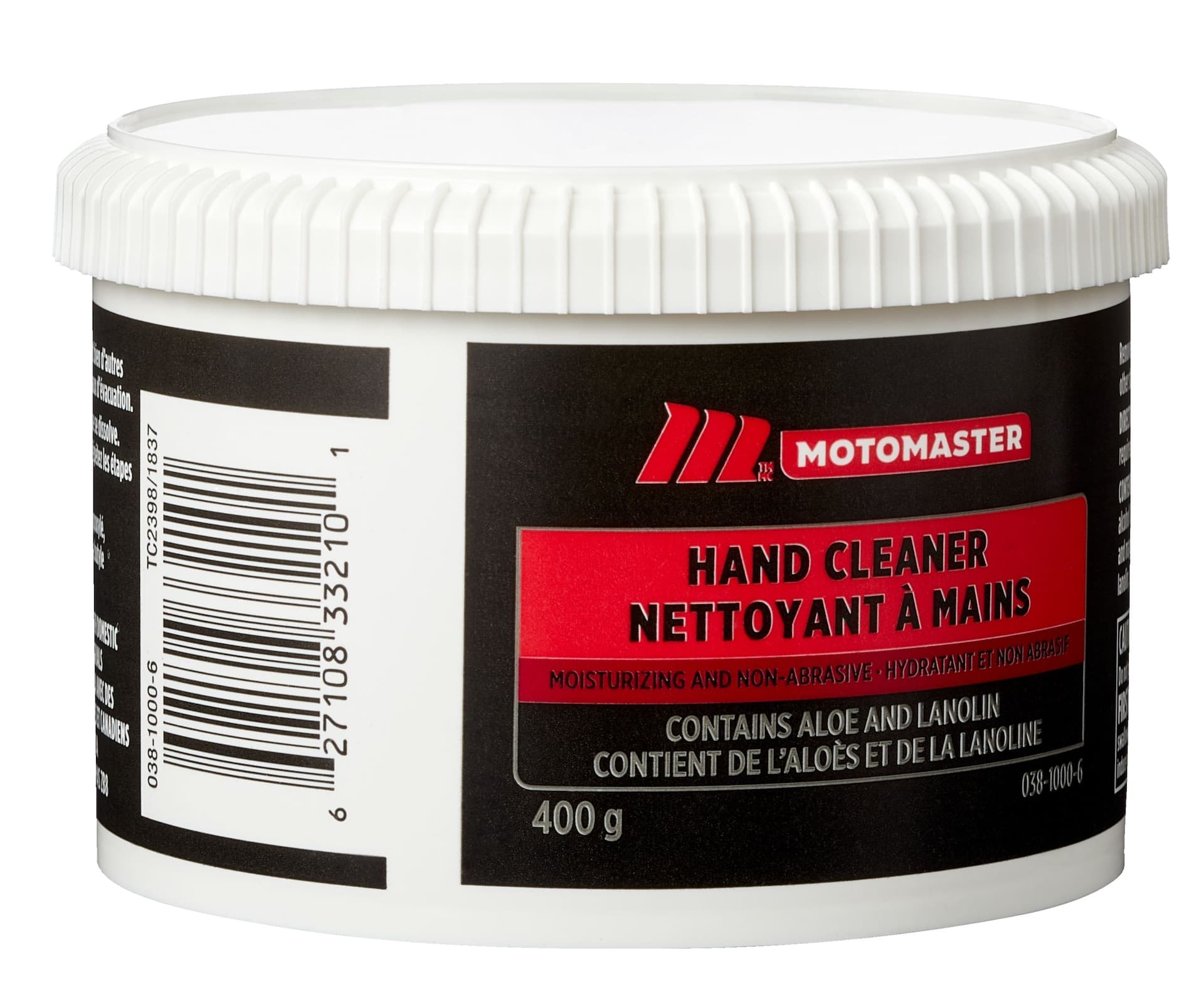 MotoMaster Waterless Cream Hand Cleaner water-based formula, 400-g
