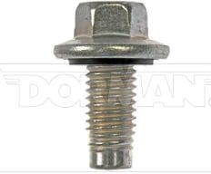 Dorman 090-175CD Steel Engine Oil Drain Plug with Gasket, M12-1.75, Head Size 15mm