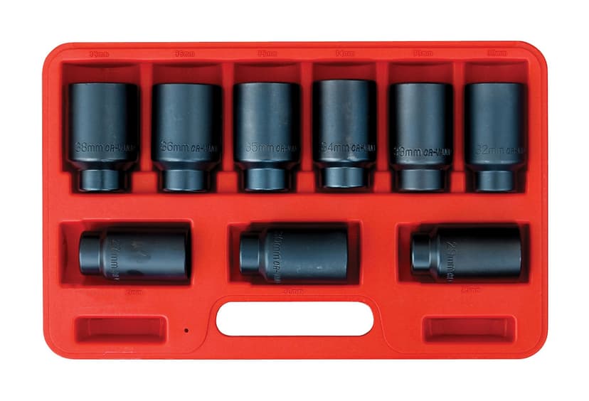 OEMTOOLS® Deluxe Axle Nut Socket Set, 9-pc