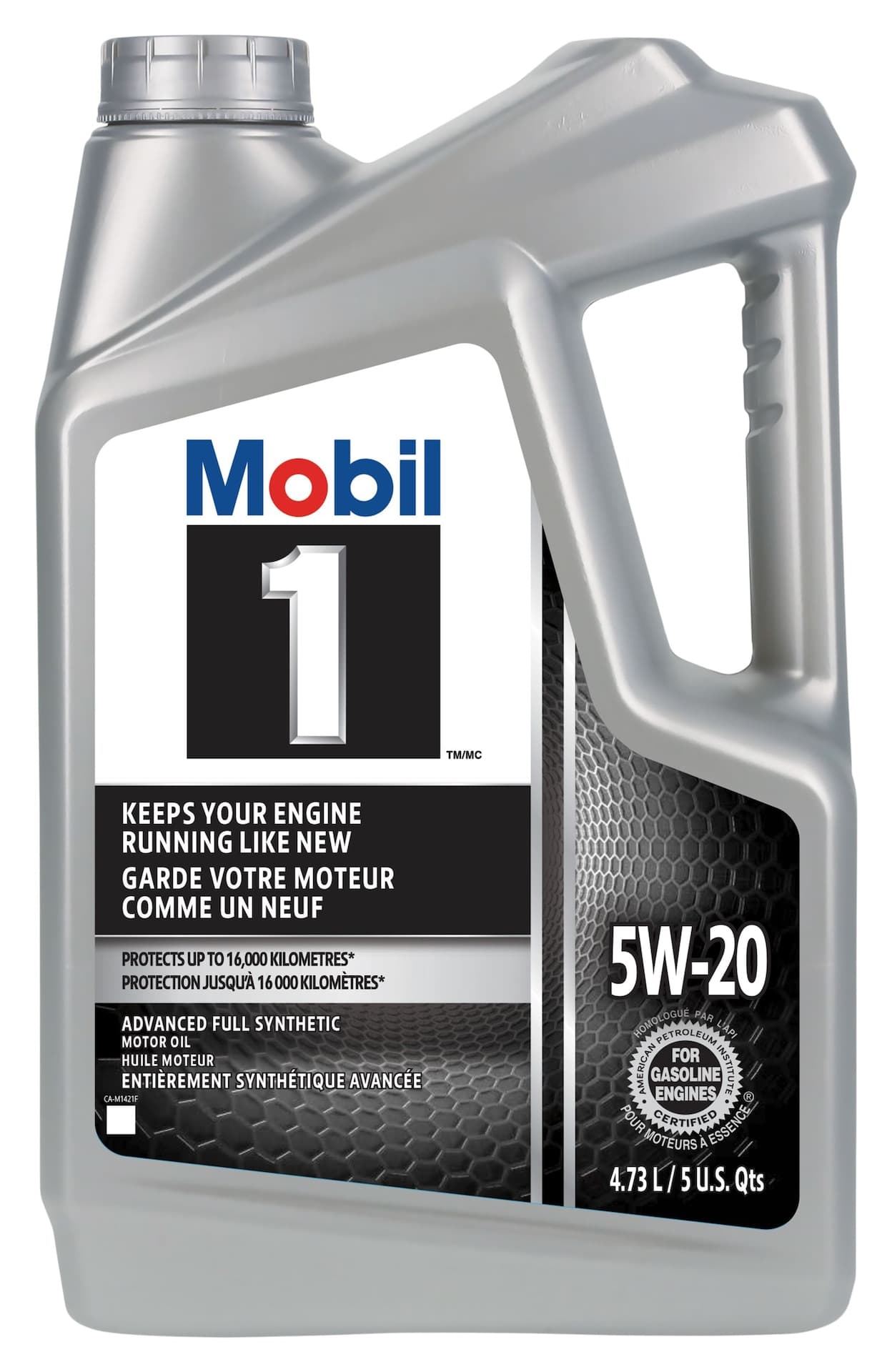 Mobil 1™ 5W20 Synthetic Engine/Motor Oil, 4.73-L